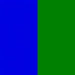 blu e verde bandiera