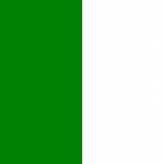 verde bandiera e bianco