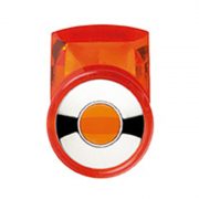 DOT-GOM-30-CR-Penna-a-sfera-in-plastica-ABS-Made-in-Italy-arancione-trasparente-t