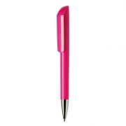 FLOW-C-CR-Penna-a-sfera-in-plastica-ABS-Made-in-Italy-magenta