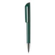 FLOW-C-CR-Penna-a-sfera-in-plastica-ABS-Made-in-Italy-verde-scuro
