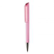 FLOW-GOM-30-CR-Penna-a-sfera-in-plastica-ABS-Made-in-Italy-rosa-trasparente