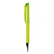 FLOW-GOM-30-CR-Penna-a-sfera-in-plastica-ABS-Made-in-Italy-verde-lime-trasparente