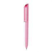 FLOW-PURE-F2-P-GOM-30-Penna-a-sfera-in-plastica-ABS-Made-in-Italy-rosa-trasparente