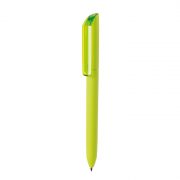 FLOW-PURE-F2-P-GOM-30-Penna-a-sfera-in-plastica-ABS-Made-in-Italy-verde-lime-trasparente