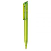 ZINK-30-Penna-a-sfera-in-plastica-ABS-Made-in-Italy-verde-lime-trasparente