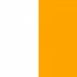 bianco e arancione