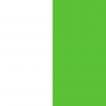 bianco e verde mela