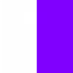 bianco e viola metallizzato