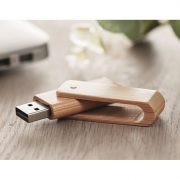 ROTATING BAMBOO CASING USB FLASH DRIVE - TECNOLOGIA - USB  5