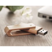 ROTATING BAMBOO CASING USB FLASH DRIVE - TECNOLOGIA - USB  6