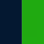 blu navy/verde chiaro