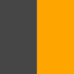grigio scuro/arancione